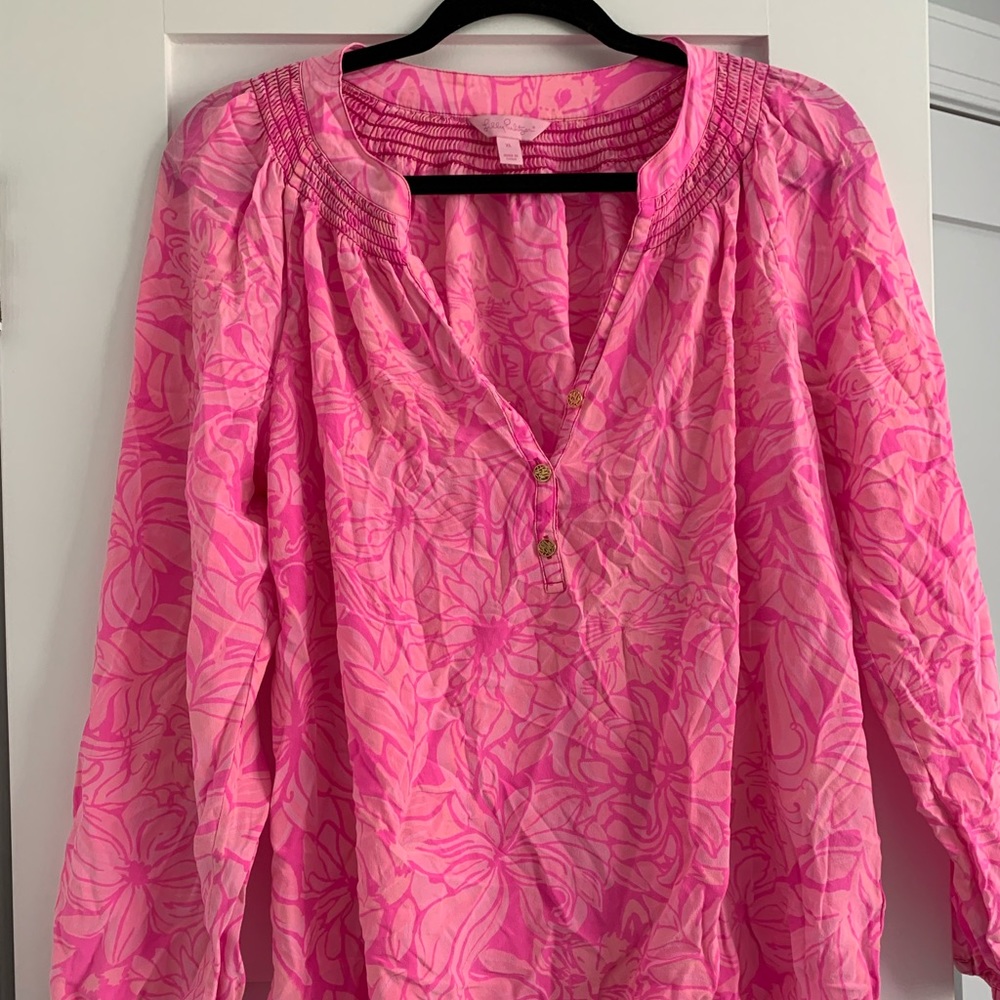 Pink Lilly Pulitzer Blouse